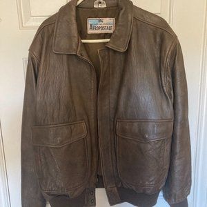Aeropostale Compiegne Generale Leather Jacket